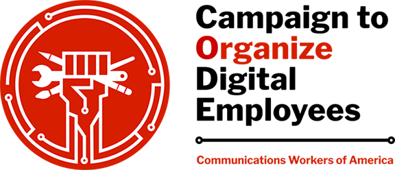 Logo of the Campaign to Organize Digital Employees